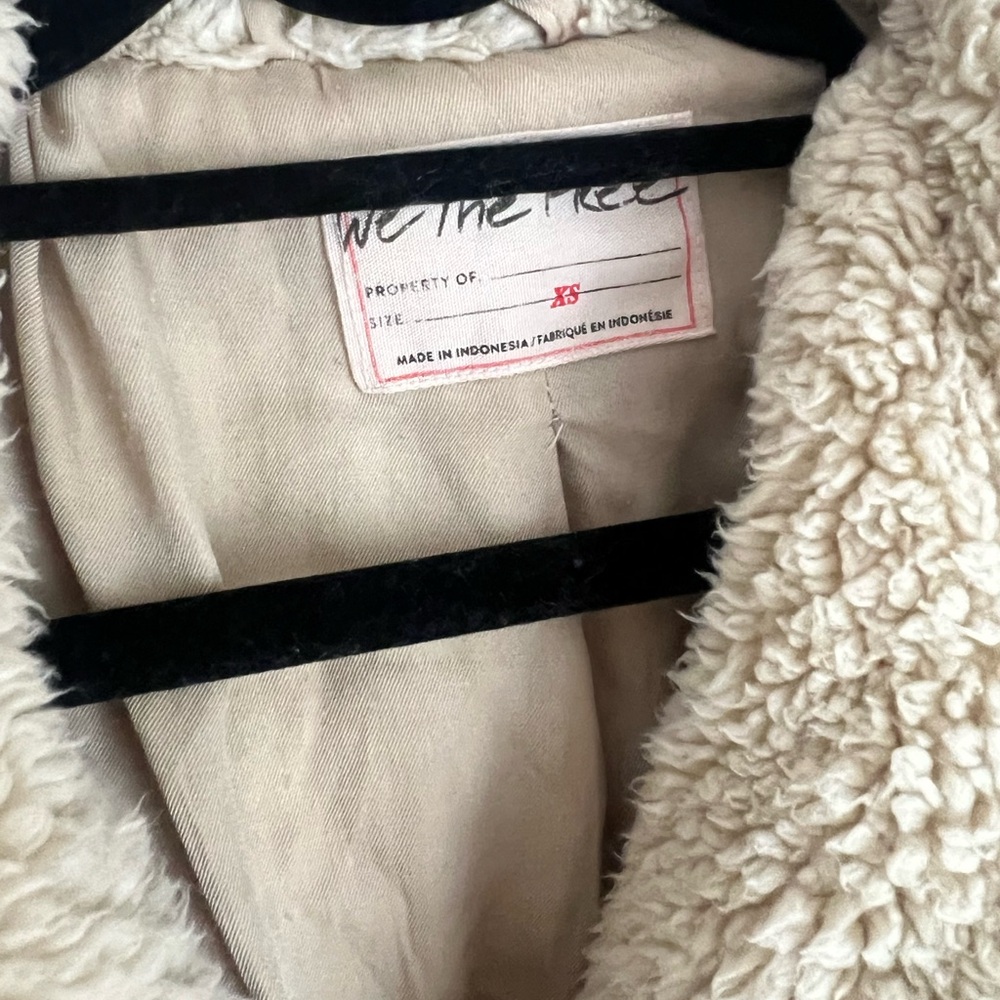 Free People So Cozy Moto Jacket XS - Picture 4 of 6